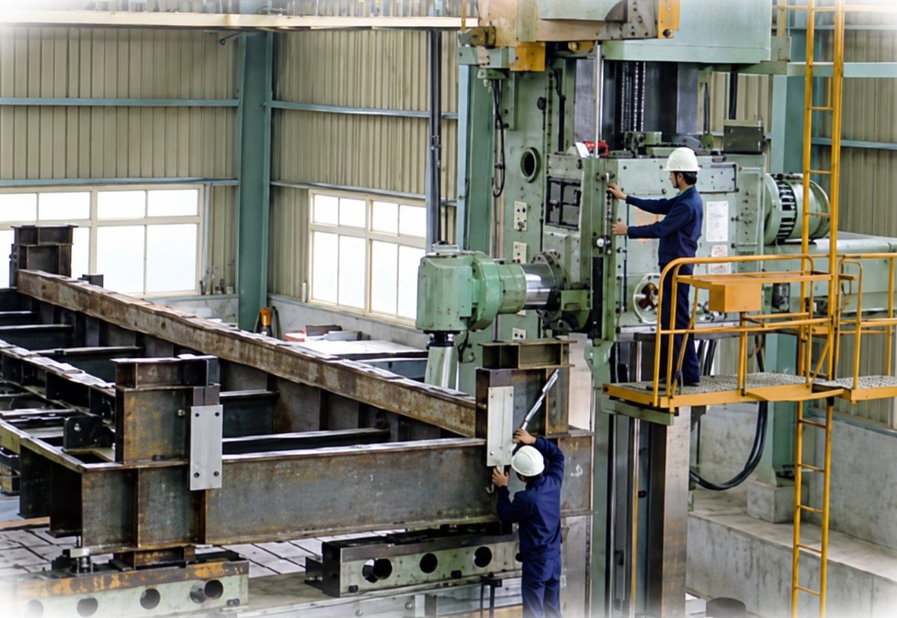 Horizontal boring and milling machine